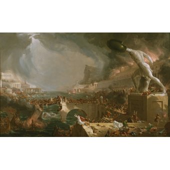  - Le Cours de l'Empire : La Destruction — Thomas Cole - BRIDGEMAN IMAGES