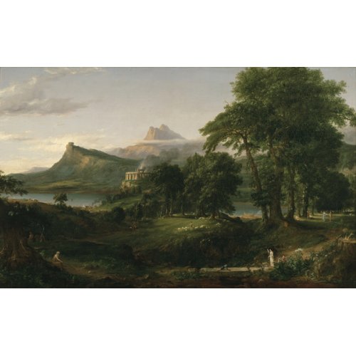 Le Cours de l'Empire : L'État Arcadien ou Pastoral — Thomas Cole