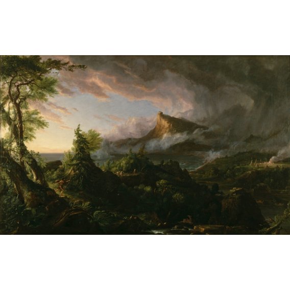 Le Cours de l'Empire : L'État Arcadien ou Pastoral — Thomas Cole
