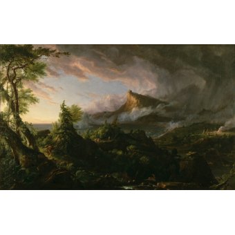  - Le Cours de l'Empire : L'État Sauvage — Thomas Cole - BRIDGEMAN IMAGES