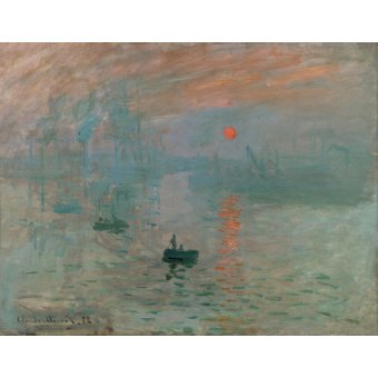 Tableaux de Marines - Tableau Salon - Impression, soleil levant, Claude Monet - Monet, Claude
