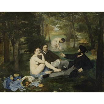 Tableau -Le Déjeuner sur l'Herbe, 1863-, Eduard Manet