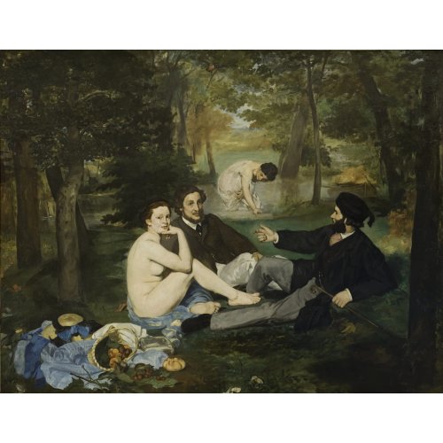 Tableau -Le Déjeuner sur l'Herbe, 1863-, Eduard Manet