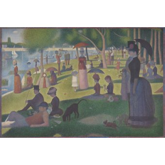 Tableaux de Portraits - Cuadro de Retrato - Domingo por la tarde, Georges Seurat - Seurat, Georges