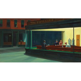 Tableaux Modernes - Nighthawks — Edward Hopper - Hopper, Edward