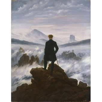  - Le Voyageur contemplant une mer de nuages — Caspar David Friedrich - Friedrich, Caspar David