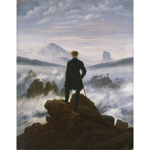 Le Voyageur contemplant une mer de nuages — Caspar David Friedrich