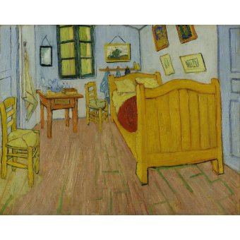  - Tableau -La Chambre de Van Gogh à Arles, (1889)-, Vincent Van Gogh - Van Gogh, Vincent