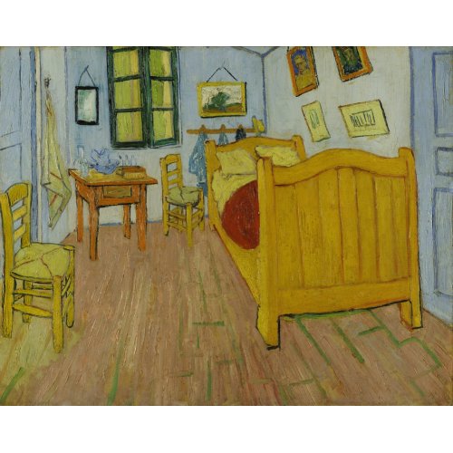 Tableau -La Chambre de Van Gogh à Arles, (1889)-, Vincent Van Gogh
