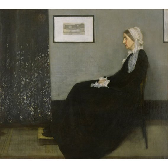 Tableau -The painter's mother Anna Mathilda McNeill (1804-1881).-, James Abbot McNeill Whistler
