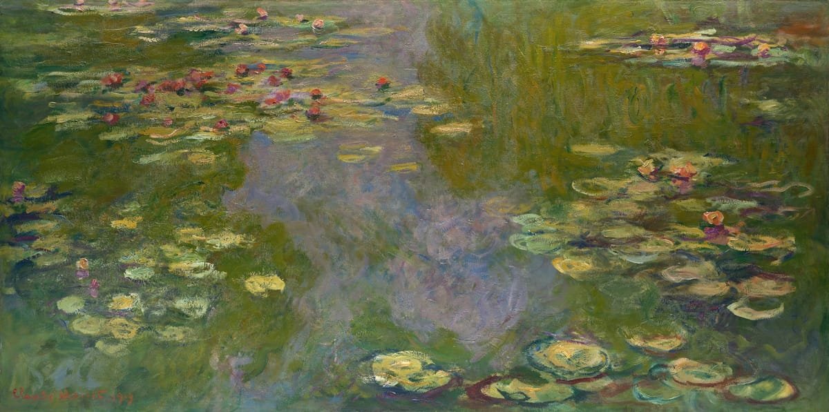 tableaux-de-paysages - Tableau de Paysages - Les Nymphéas, 1919, Claude Monet - Monet, Claude