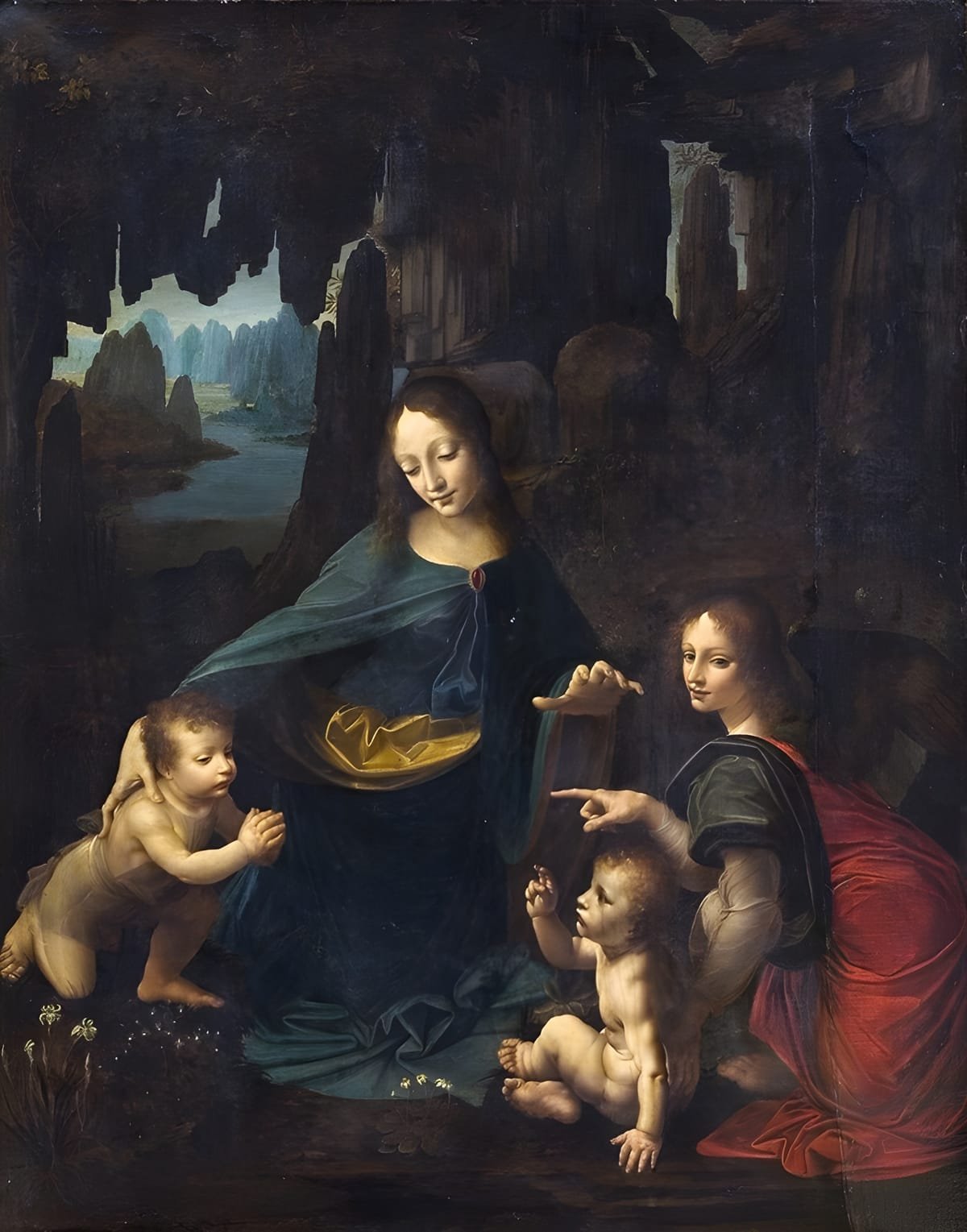 tableaux-religieux - LA VIERGE AUX ROCHERS — LÉONARD DE VINCI - Vinci, Leonardo da