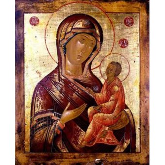  - Tableau -La Virgen Hodogetria- - _Anónimo Ruso