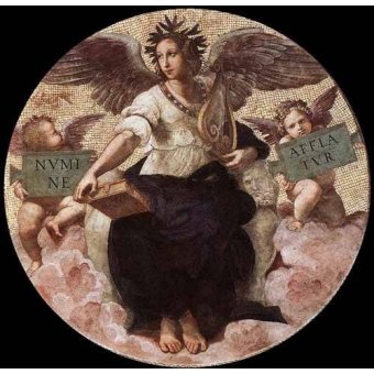 Tableaux Mappemondes - Tableau -Stanza della Segnatura - Poetry-, Sanzio da Urbino Raffael Raphaël - Raphaël, Sanzio da Urbino Raffael