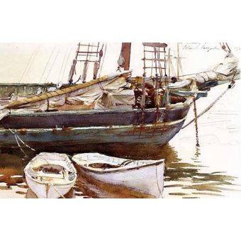 Tableaux Mappemondes - Tableau -Barco-, John Singer Sargent - John Singer Sargent