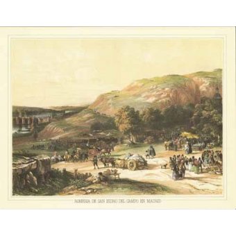 Tableaux Mappemondes - Tableau -Romería de San Isidro del Campo en Madrid-, Jenaro Perez de Villaamil - Villaamil, Jenaro Perez de