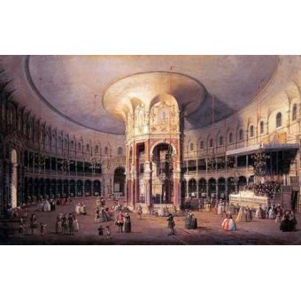  - Tableau -Interior de la Rotonda-, Giovanni A. Canal Canaletto - Canaletto, Giovanni A. Canal