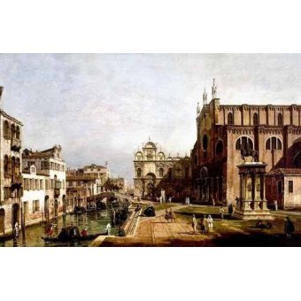  - Tableau -Vista de Venecia, Iglesia de Santi Giovani-, Giovanni A. Canal Canaletto - Canaletto, Giovanni A. Canal
