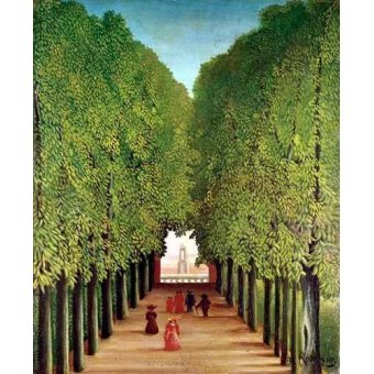  - Tableau -Avenida del parque Saint Cloud-, Henri Rousseau - Rousseau, Henri