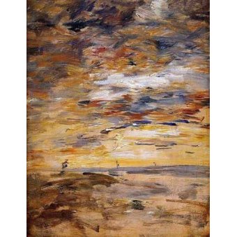  - Tableau -Cielo al atardecer-, Eugene Boudin - Boudin, Eugene