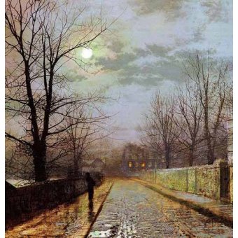  - Tableau -Calle de Cheshire-, John Atkinson Grimshaw - Grimshaw, John Atkinson