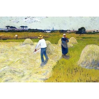  - Tableau -Haymaking-, Henri Moret - Moret, Henri