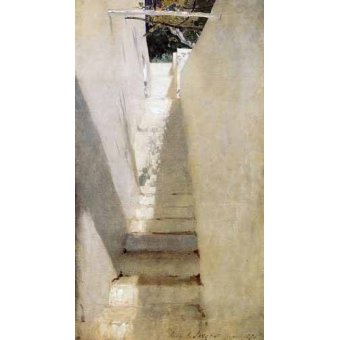  - Tableau -Escalinata en Capri-, John Singer Sargent - John Singer Sargent