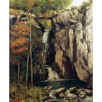  - Tableau - Le Gour de Conche, 1864 -, Gustave Courbet - Courbet, Gustave
