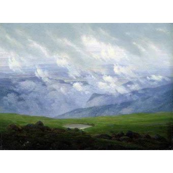 Tableau -Nubes a la deriva-, Caspar David Friedrich