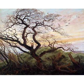  - Tableau -El arbol de los cuervos-, Caspar David Friedrich - Friedrich, Caspar David