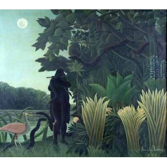  - Tableau -La encantadora de serpientes-, Henri Rousseau - Rousseau, Henri