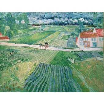  - Tableau -Paysage d'Auvers après la pluie-, Vincent Van Gogh - Van Gogh, Vincent