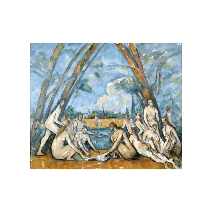 Tableau Les Grandes Baigneuses, 1906, Paul Cezanne