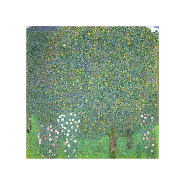 Tableau Roses sous les arbres, 1918, Gustav Klimt