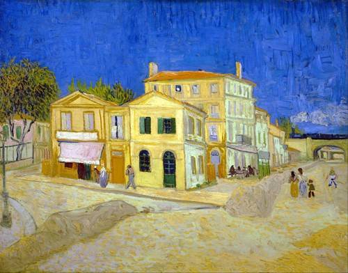 Tableau -La maison jaune, 1888- | Reproductions de Tableaux de paysages pour la decoration
