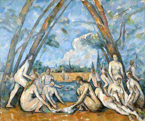 Tableau Les Grandes Baigneuses, 1906, Paul Cezanne