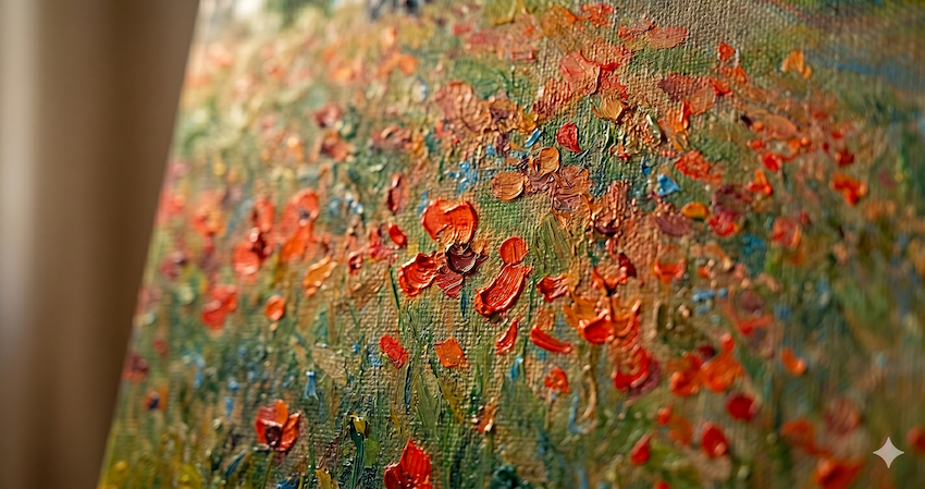 Reproduction de tableau avec relief : est-ce que ça ressemble à un original ?
