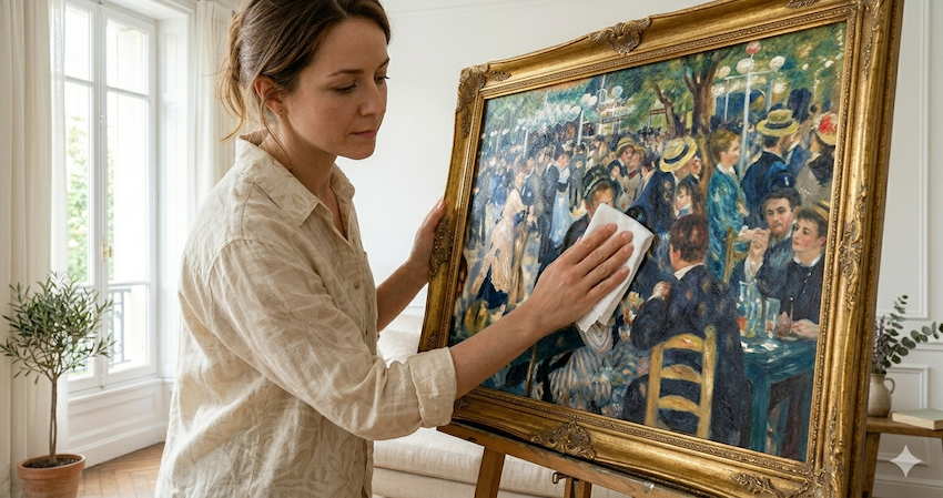 Comment entretenir et nettoyer un tableau sur toile ?